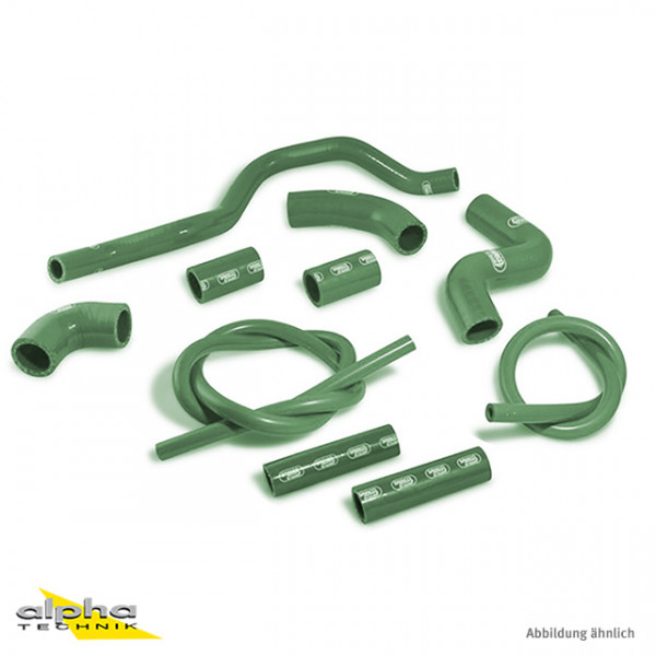 SAMCO SPORT Siliconschlauch Kit B.R. green für Aprillia RSV4 1000 1000 R RF RF Modelljahr 2009-2024