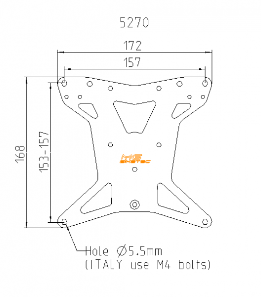 MG Biketec Kennzeichenhalter für Aprilia RSV4 1000 RR ab 2017-2020