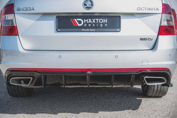 Diffusor Heck Ansatz V.2 Für Skoda Octavia RS Mk3 / Mk3 FL Hatchback / Kombi