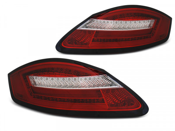 LED Rücklichter rot weiß dynamische Blinker passend für Porsche Boxster 987 / Cayman 05-08