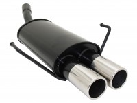 Novus Sportauspuff passend für Opel Astra H Fließheck 2x76mm Novus Sportauspuff passend für Opel Astra H Fließheck 2x76mm