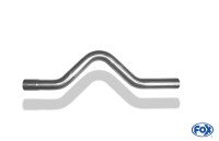 FOX Achsrohrbogen geweitet Ø60mm Edelstahl Länge ca. 650mm FOX Achsrohrbogen geweitet Ø60mm Edelstahl Länge ca. 650mm