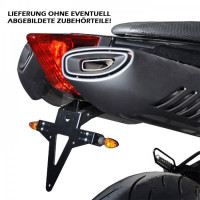 Kennzeichenhalter passend für Aprilia Dorsoduro 750/900/1200 – verstellbar, schwarz, inkl. Reflektor Kennzeichenhalter passend für Aprilia Dorsoduro 750/900/1200 – verstellbar, schwarz, inkl. Reflektor