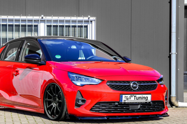 Cup Frontspoilerlippe mit Wings passend für Opel Corsa F ab 2019