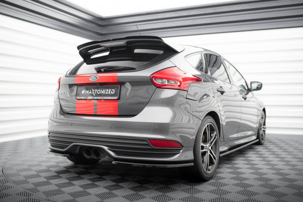 Heck Ansatz Flaps Diffusor passend für Ford Focus ST Mk3 FL
