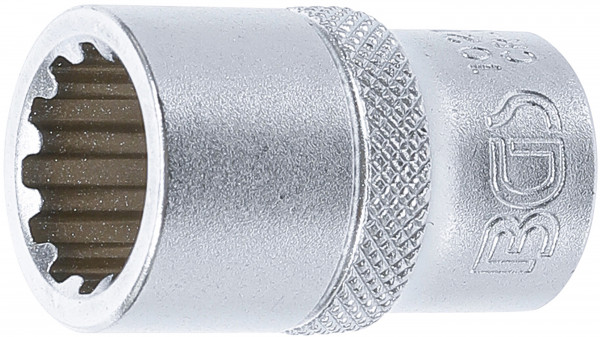 Steckschlüssel-Einsatz Gear Lock | Antrieb Innenvierkant 12,5 mm (1/2") | SW 15 mm