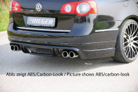 Rieger Heckschürzenansatz matt schwarz für VW Passat (3C) Variant 03.05-07.10 (bis Facelift) Ausführung: Schwarz matt