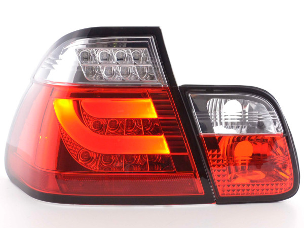 LED Rückleuchten Set BMW 3er E46 Limo 98-01 rot/klar