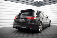 Diffusor Heck Ansatz passend für Audi A3 Sportback 8V Facelift (Doppelauspuff Li.) Diffusor Heck Ansatz passend für Audi A3 Sportback 8V Facelift (Doppelauspuff Li.)