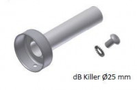 MIVV DB-Killer 25mm passend für MIVV Universal Schalldämpfer rechts X-M1 ST. STEEL 55mm MIVV DB-Killer 25mm passend für MIVV Universal Schalldämpfer rechts X-M1 ST. STEEL 55mm