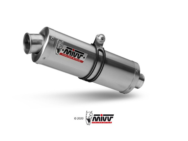 MIVV Oval Edelstahl Aprilia RSV 1000 98-03
