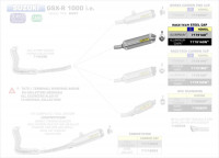 Arrow Endschalldämpfer Race-Tech Aluminium Schwarz passend für Suzuki GSX-R 1000 Arrow Endschalldämpfer Race-Tech Aluminium Schwarz passend für Suzuki GSX-R 1000