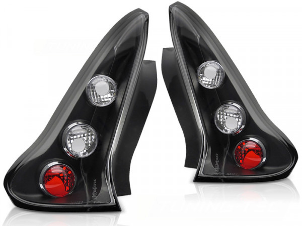Rückleuchten passend für Citroen C4 Coupé 04–10 Schwarz