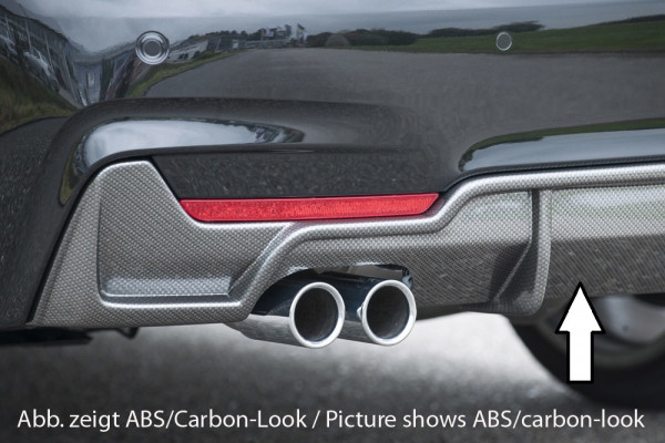 Rieger Heckeinsatz passend für BMW 4er F33 Cabrio LCI