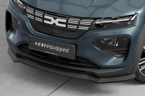 Cup-Spoilerlippe mit ABE für Dacia Spring Electric CSL843 Schwarz Strukturiert