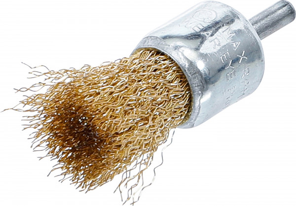 BGS Pinsel-Drahtbürste vermessingt Ø 25 mm