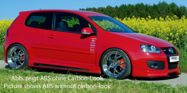 Rieger Spoilerschwert carbon look für VW Golf 5 GTI