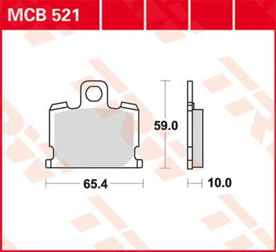 Scheibenbremsbeläge MCB521