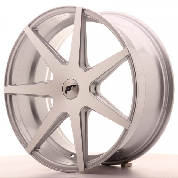 JR Wheels JR20 20x8,5 ET35 5x120 Silver Machined Alufelge