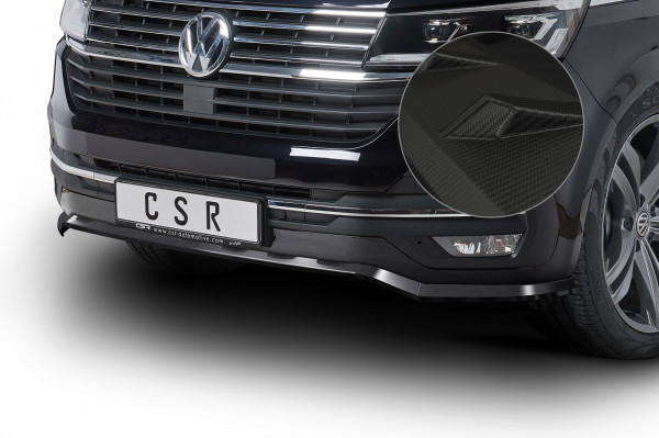 Cup-Spoilerlippe mit ABE für VW T6.1 CSL464-M Carbon Look Matt