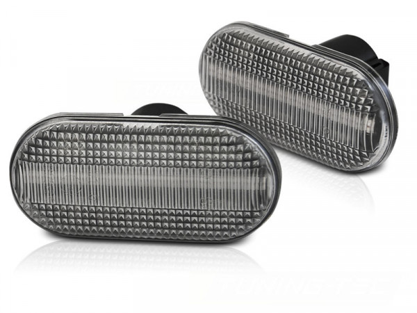 Weiße LED-Sequenzblinker passend für Renault Clio / Megane / Scenic / Twingo