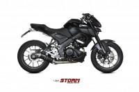 Storm by MIVV GP Endschalldämpfer Edelstahl Schwarz passend für Yamaha MT 125 / YZF-R 125 Storm by MIVV GP Endschalldämpfer Edelstahl Schwarz passend für Yamaha MT 125 / YZF-R 125