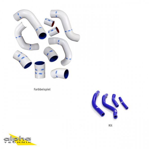 SAMCO SPORT Siliconschlauch Kit OEM Design weiß für Yamaha YZ250F Modelljahr 2014-2018