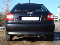 FOX Endschalldämpfer passend für Audi A3 8L quattro – Ausgang rechts/links Ø 63,5mm Typ 52 FOX Endschalldämpfer passend für Audi A3 8L quattro – Ausgang rechts/links Ø 63,5mm Typ 52