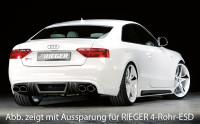 Rieger Heckschürzenansatz passend für Audi A5 (B8/B81) Sportback 06.07-07.11 Rieger Heckschürzenansatz passend für Audi A5 (B8/B81) Sportback 06.07-07.11