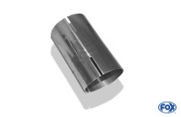 FOX Doppelmuffe 50mm auf 40mm Edelstahl FOX Doppelmuffe 50mm auf 40mm Edelstahl