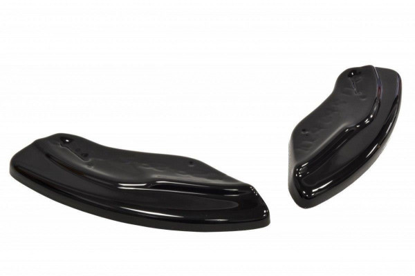 Heck Ansatz Flaps Diffusor Für Audi TT S 8J Schwarz Hochglanz