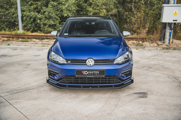 Robuste Racing Front Ansatz Für Passend +Flaps Für VW Golf 7 R Facelift