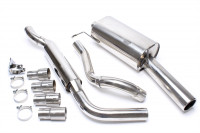 TA Technix Edelstahlanlage 1x90mm passend für VW Golf I Cabriolet, Scirocco II TA Technix Edelstahlanlage 1x90mm passend für VW Golf I Cabriolet, Scirocco II