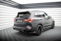 Heck Ansatz Flaps Diffusor passend für BMW X3 M-Paket G01 Facelift Heck Ansatz Flaps Diffusor passend für BMW X3 M-Paket G01 Facelift