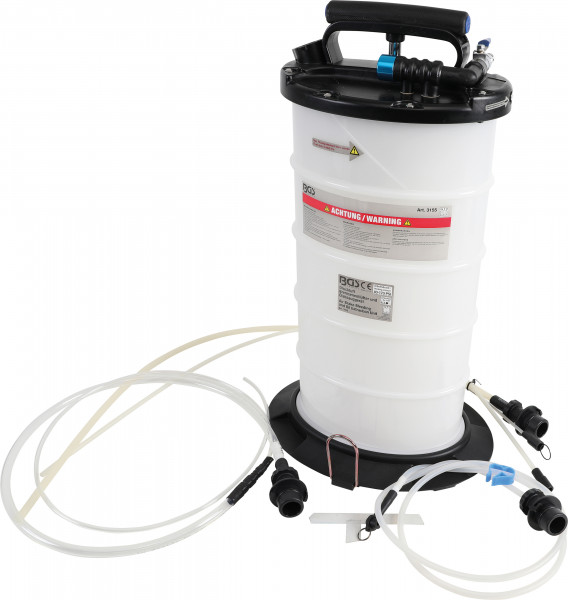 BGS Druckluft-Bremsenentlüfter und Ölabsauggerät – pneumatisch und manuell