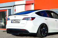 Gefräster Heckansatz passend für Tesla Model Y aus ABS Gefräster Heckansatz passend für Tesla Model Y aus ABS