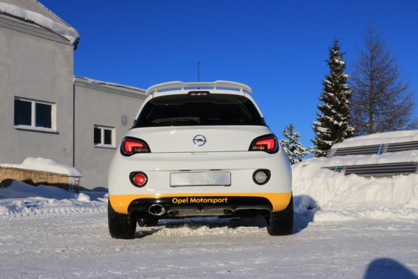 Opel Adam S Endschalldämpfer quer Ausgang links - 140x90 Typ 44 links