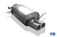 FOX Endschalldämpfer passend für Chrysler PT Cruiser Limousine & Cabrio - 2x76 Typ 13 FOX Endschalldämpfer passend für Chrysler PT Cruiser Limousine & Cabrio - 2x76 Typ 13