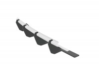 Racing Diffusor / Heckansatz passend für VW Golf 6 (Typ 1K) GTI Racing Diffusor / Heckansatz passend für VW Golf 6 (Typ 1K) GTI