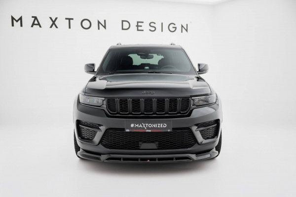 Front Ansatz Für Jeep Grand Cherokee Trailhawk Mk5 Schwarz Hochglanz