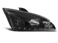 Scheinwerfer passend für Ford Focus II 09/04–01/08 Tageslicht Schwarz Scheinwerfer passend für Ford Focus II 09/04–01/08 Tageslicht Schwarz