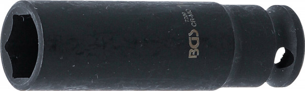 Kraft-Steckschlüssel-Einsatz tief 10 mm Sechskant Innenvierkant 6,3 mm (1/4 Zoll)