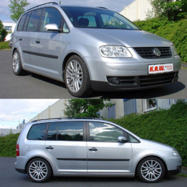 K.A.W. PlusKit Sportfahrwerk für Volkswagen Touran 1T ab 02/2003 bis 05/2010