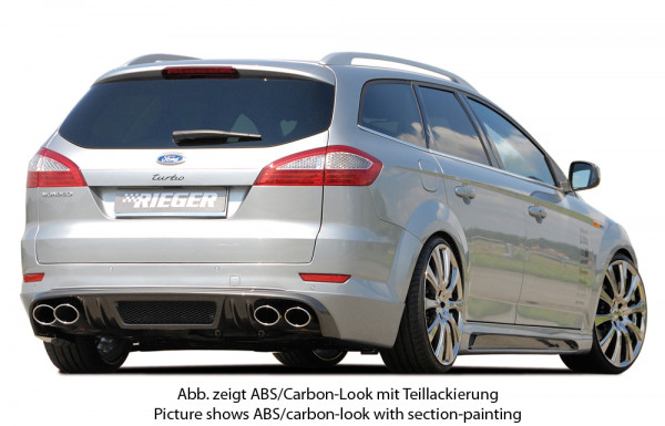 Rieger Heckschürzenansatz SG-Design matt schwarz für Ford Mondeo (BA7) Turnier 03.07-09.10 (bis Face