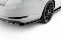 Heck Ansatz Flaps Diffusor V.1 Für Skoda Superb Liftback / Combi Mk3 Schwarz Hochglanz