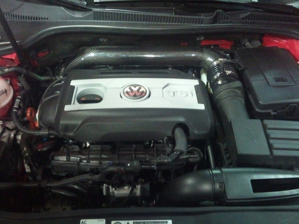 TA Technix Carbon-Saugrohr passende Erweiterung für Airbox / Luftfiltersystem 114VW005 passend für A