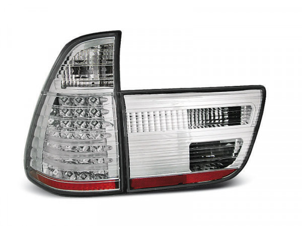 LED Rücklichter chrom passend für BMW X5 E53 09.99-10.03