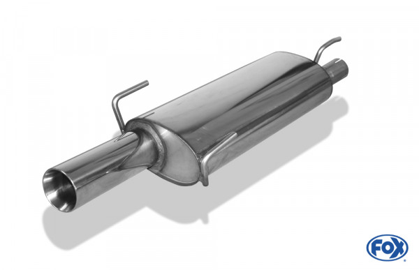 Opel Astra F-CC Endschalldämpfer 3-Punkt-Aufhängung einflutig - 1x80 Typ 24