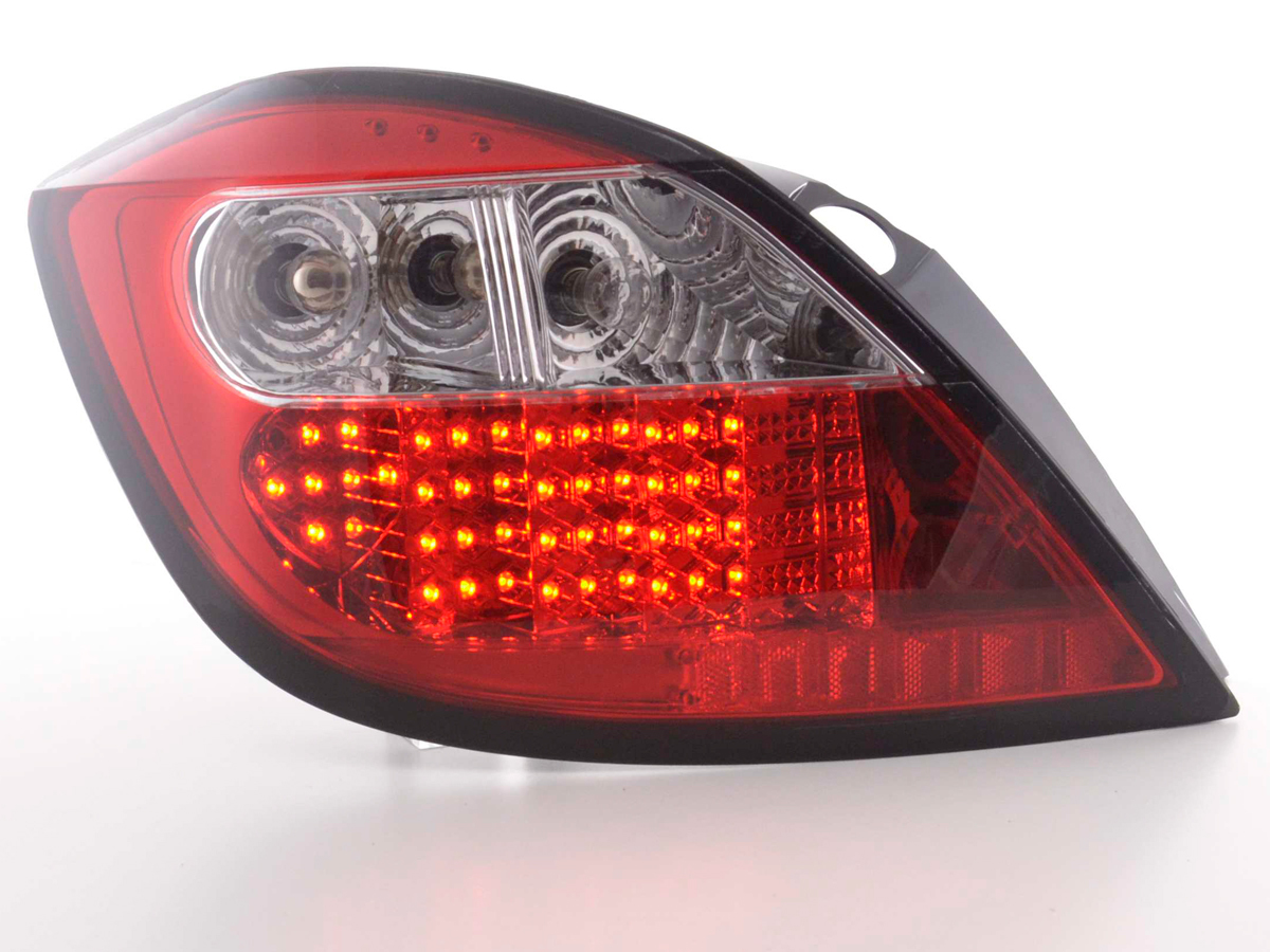 04 FK-Automotive LED Rückleuchten Set Opel Astra H 5-trg Bj klar/rot NEU & OVP