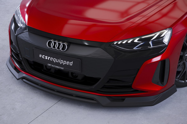 Cup-Spoilerlippe mit ABE für Audi e-tron GT CSL707 Schwarz Strukturiert